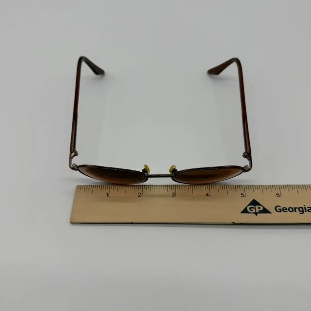 Capezio Shiny Copper Metal Oval Eyeglasses FRAME ONLY - Model 15 51-18-140